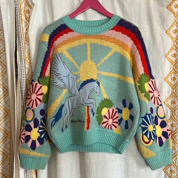 House of Sunny Sweaters - House of Sunny Technicolor Sweater US 2